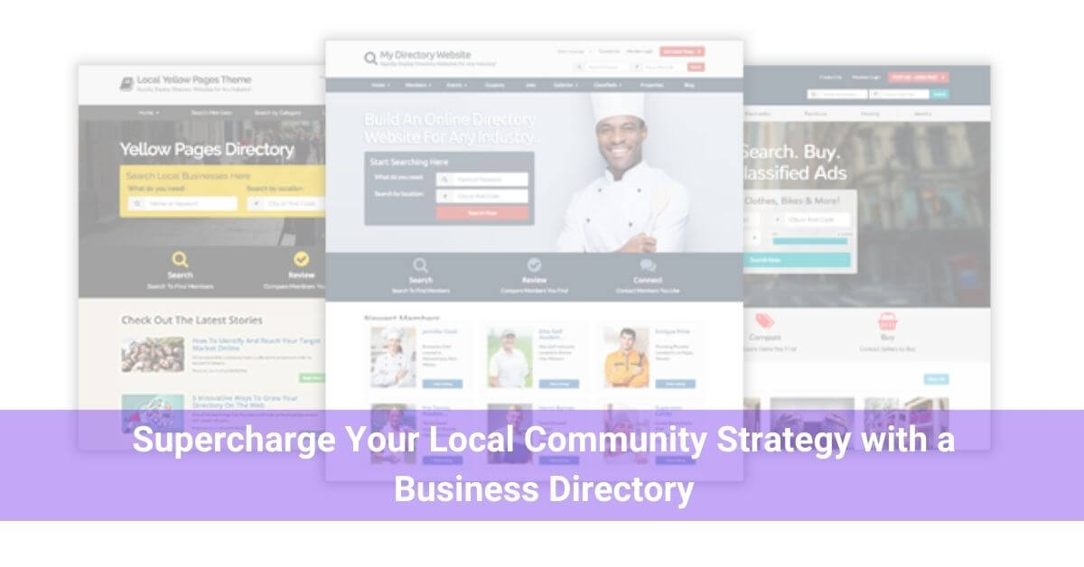 Supercharge Your Local Community Strategy with a Business Directory